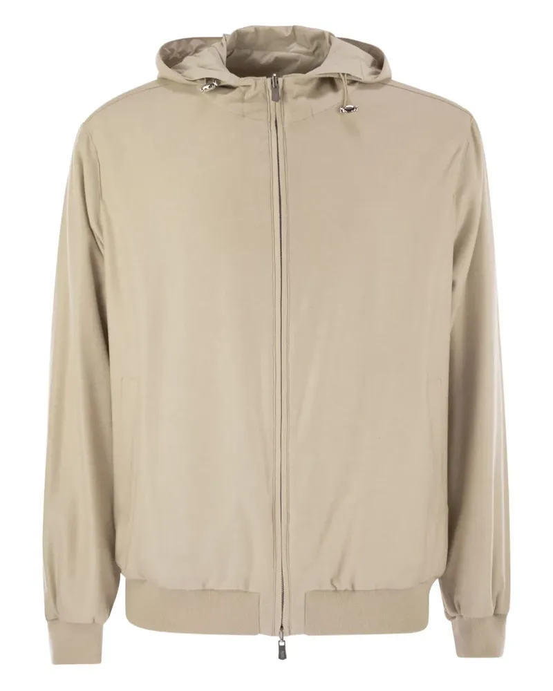 Fedeli Wendbare Start Bomberjacke mit Kapuze - Nude Nude