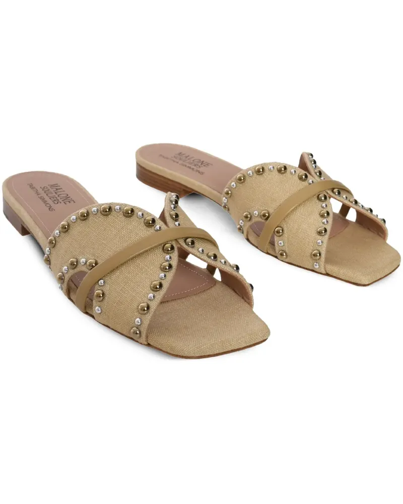 Malone Souliers Keke Pantoletten - Nude Nude
