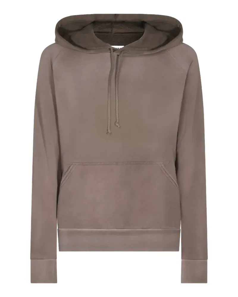Maison Margiela drawstring-hood raglan-sleeve hoodie - Braun Braun