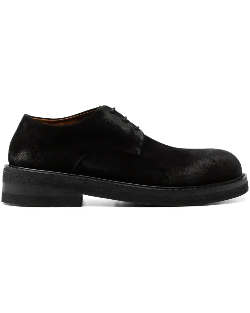 Marsèll Parrucca Derby-Schuhe aus Wildleder - Schwarz Schwarz