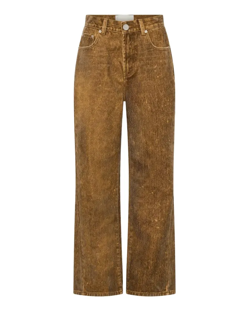 One Teaspoon Baxters Acid-Wash-Jeans - Braun Braun