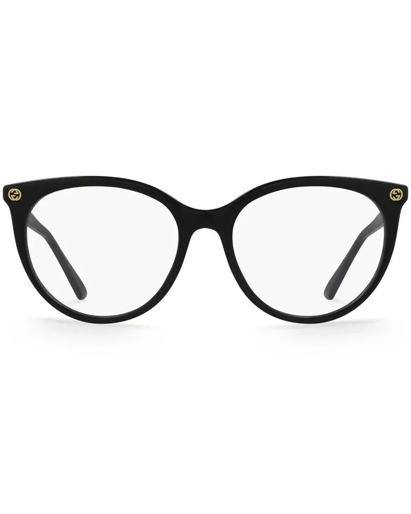 Gucci Brille mit Cat-Eye-Gestell - Schwarz Schwarz