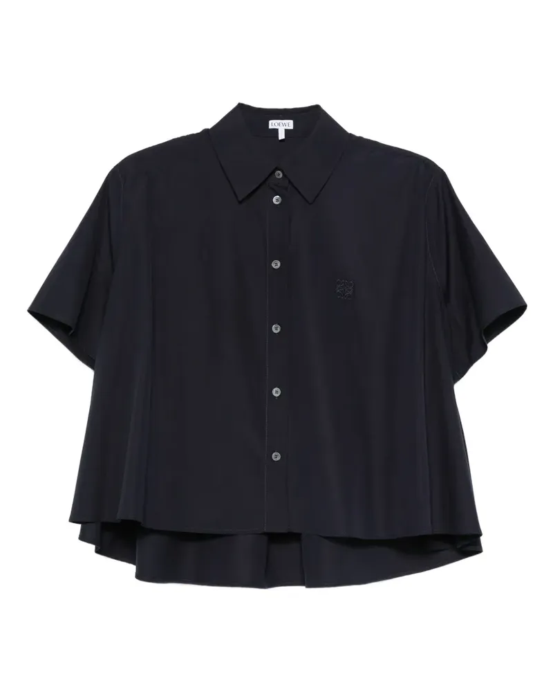 Loewe Kurzärmeliges Hemd - Blau Blau
