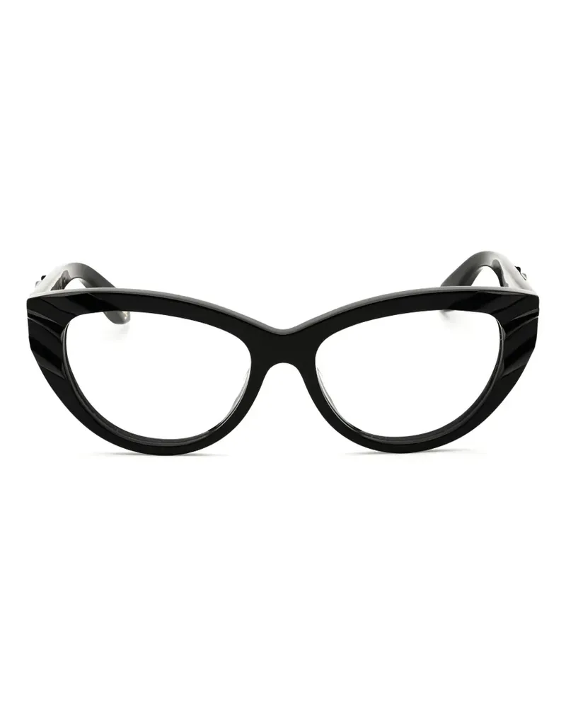 Roberto Cavalli Brille mit Cat-Eye-Gestell - Schwarz Schwarz