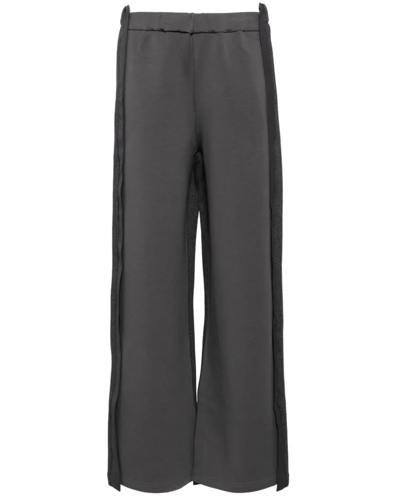 JNBY Gerade Hose mit Kontrasteinsätzen - Grau Grau