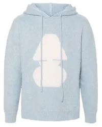 AUTRY Gestrickter Hoodie Blau