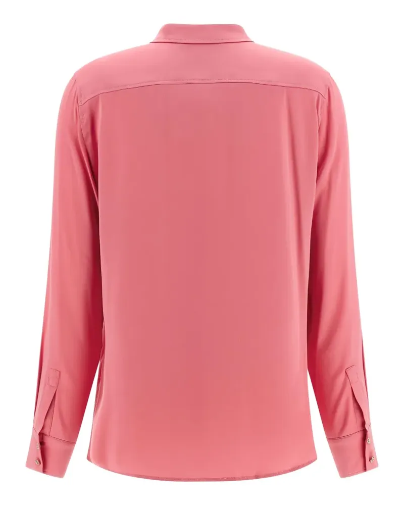 Max Mara silk concealed-button shirt - Rosa Rosa