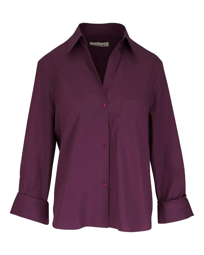 TWP Next Morning Bluse mit Tasche - Violett Violett