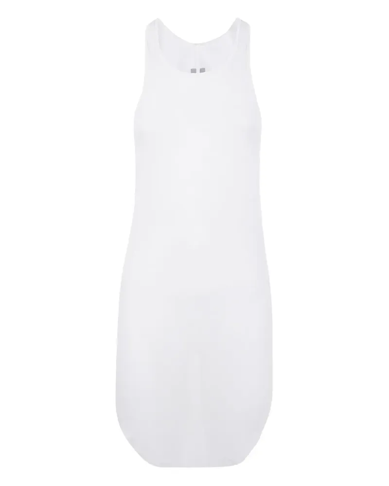 Rick Owens Geripptes Tanktop mit Racerback - Weiß Weiß