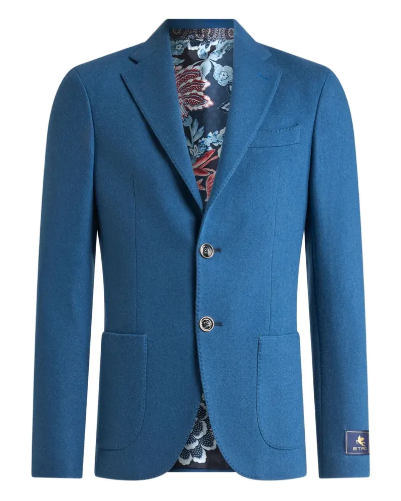Etro Einreihiges Sakko - Blau Blau
