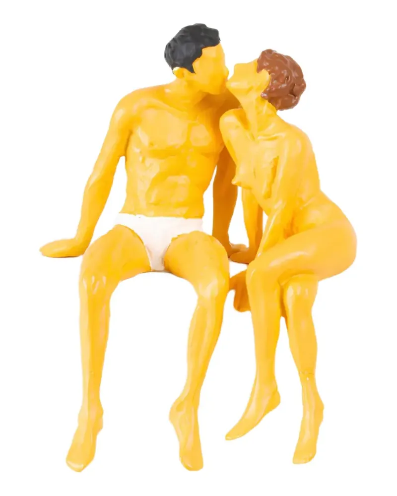 Seletti Love is a Verb Isa & Santi Skulptur - Gelb Gelb