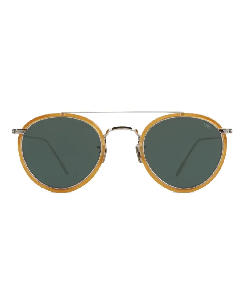 EYEVAN 7285 Sonnenbrille mit rundem Gestell - Silber Silber