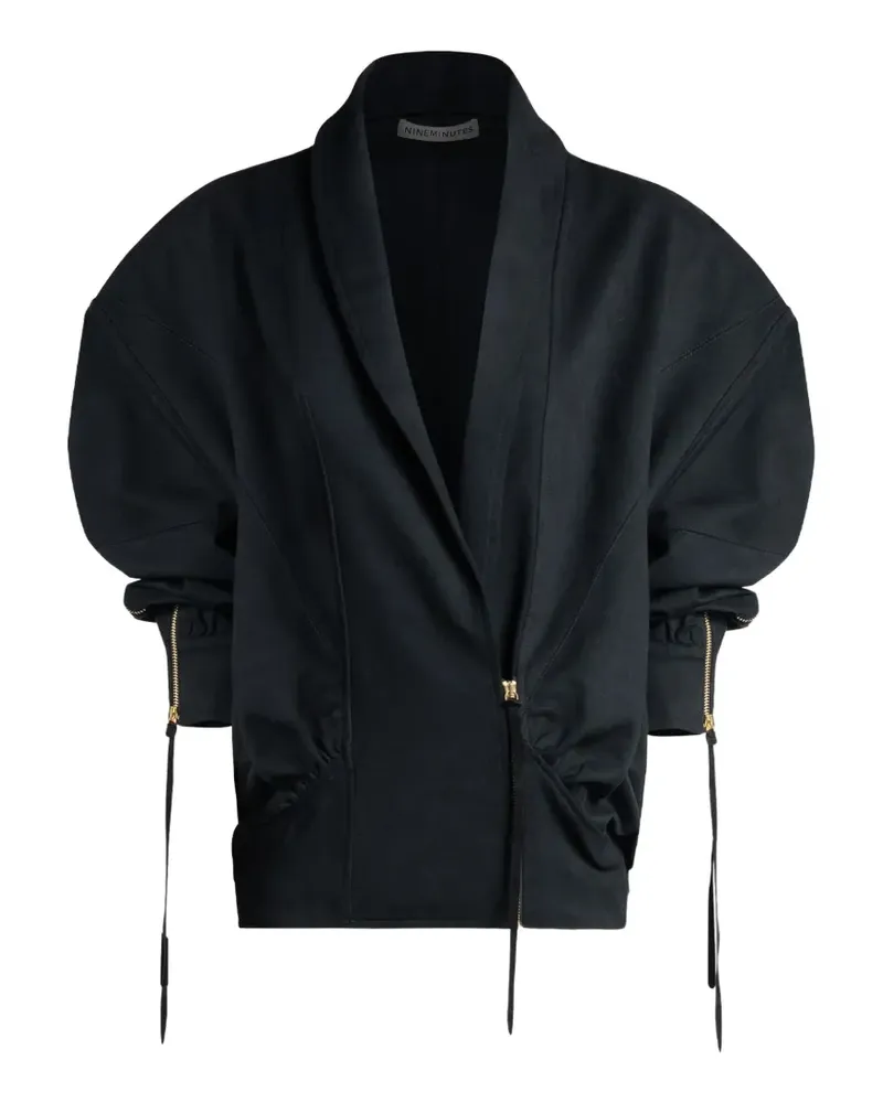 NINEMINUTES Virgo Oversized-Jacke - Schwarz Schwarz