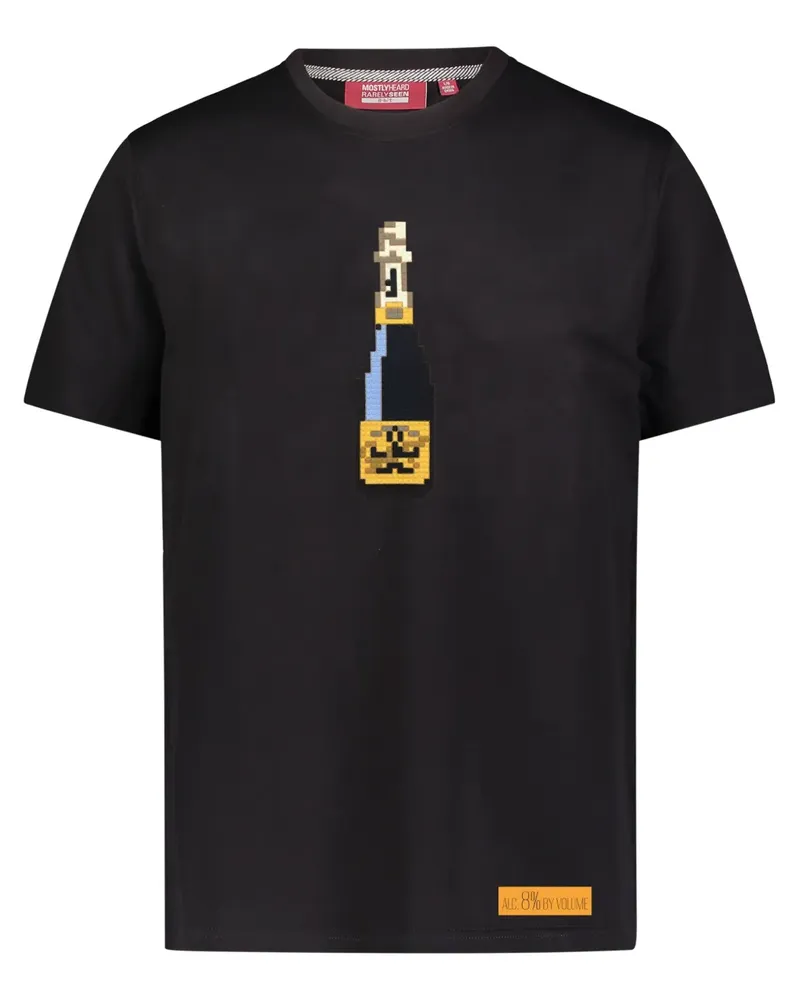 Mostly Heard Rarely Seen The Champagne T-Shirt - Schwarz Schwarz