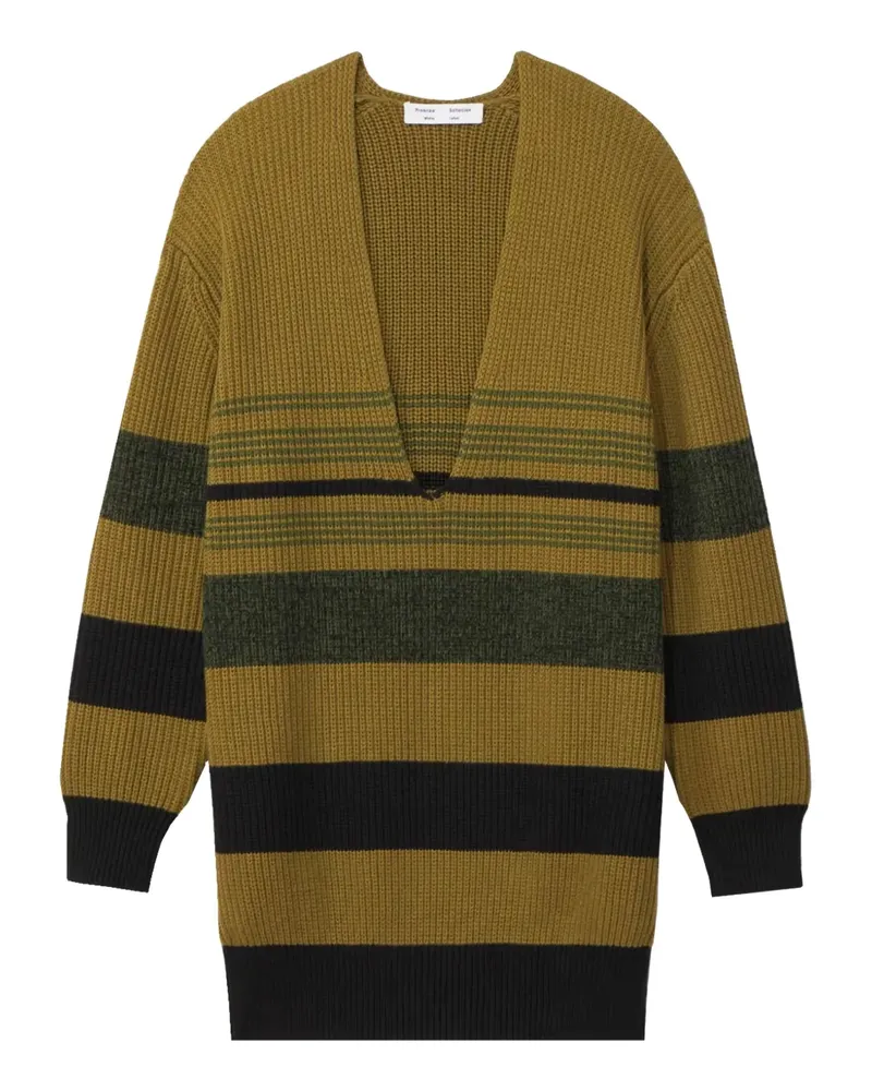 Proenza Schouler Gestreifter Pullover - Grün Grün