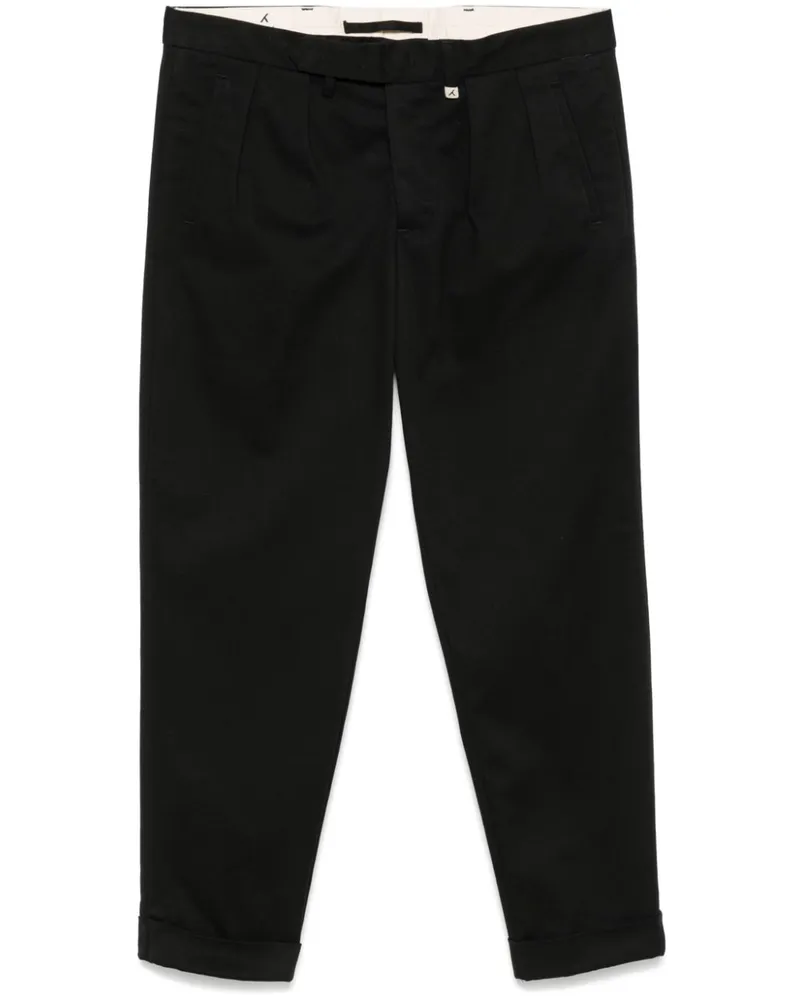 MYTHS Hose mit Tapered-Bein - Schwarz Schwarz
