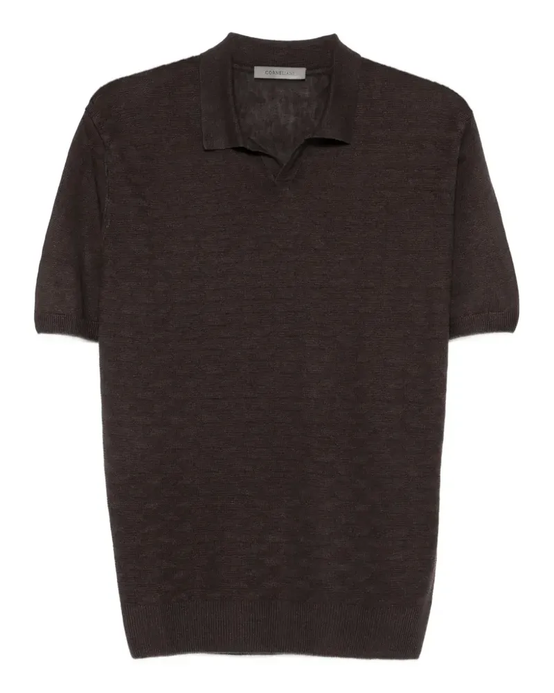 Corneliani Texturiertes T-Shirt - Braun Braun