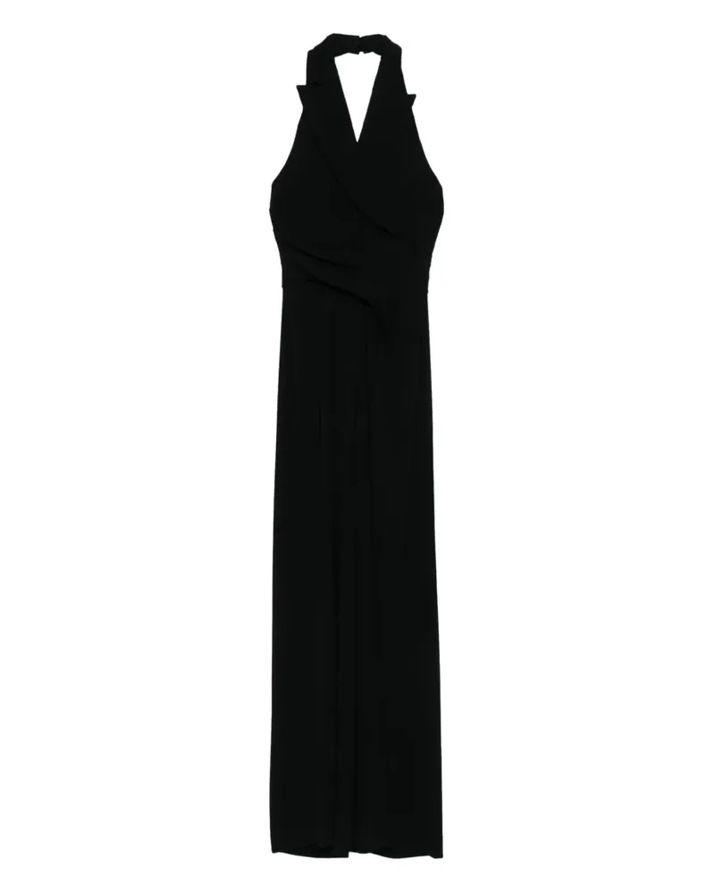 Talbot Runhof Neckholder-Jumpsuit - Schwarz Schwarz