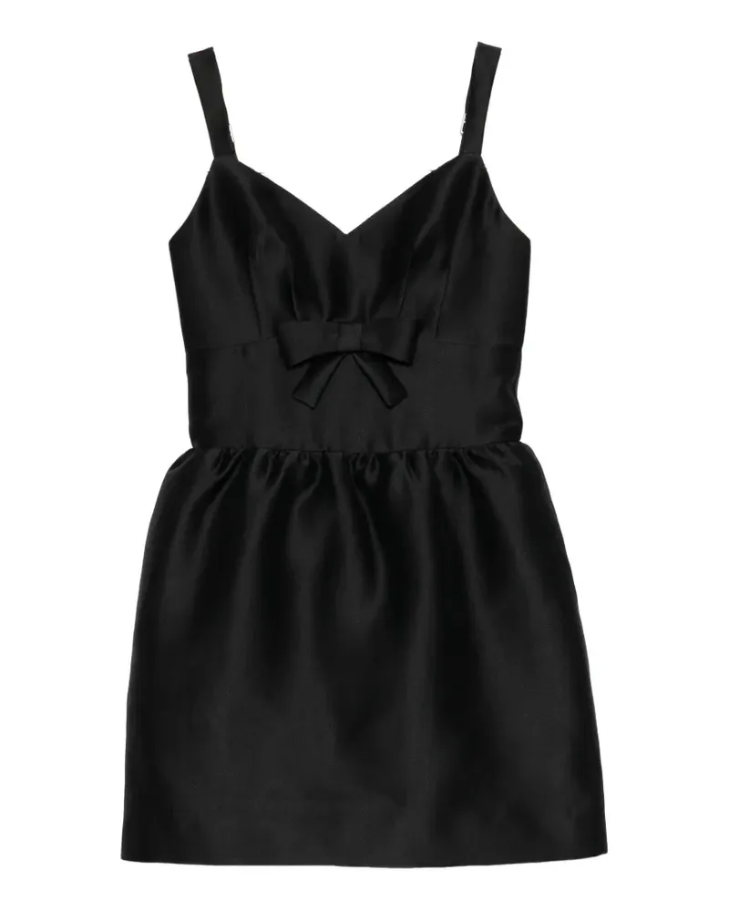SHUSHU/TONG bow-detail sleeveless dress - Schwarz Schwarz