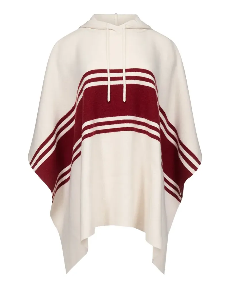 TWP Kaschmir-Poncho mit Kapuze - Nude Nude