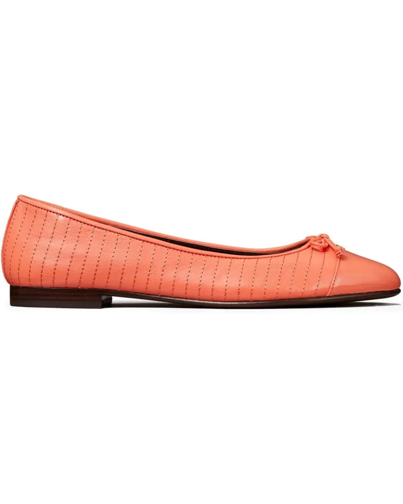 Tory Burch Gesteppte Ballerinas Orange