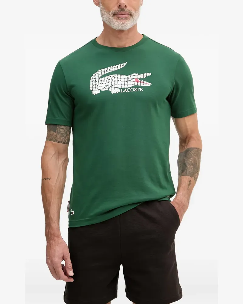 Lacoste logo-print T-shirt - Grün Grün