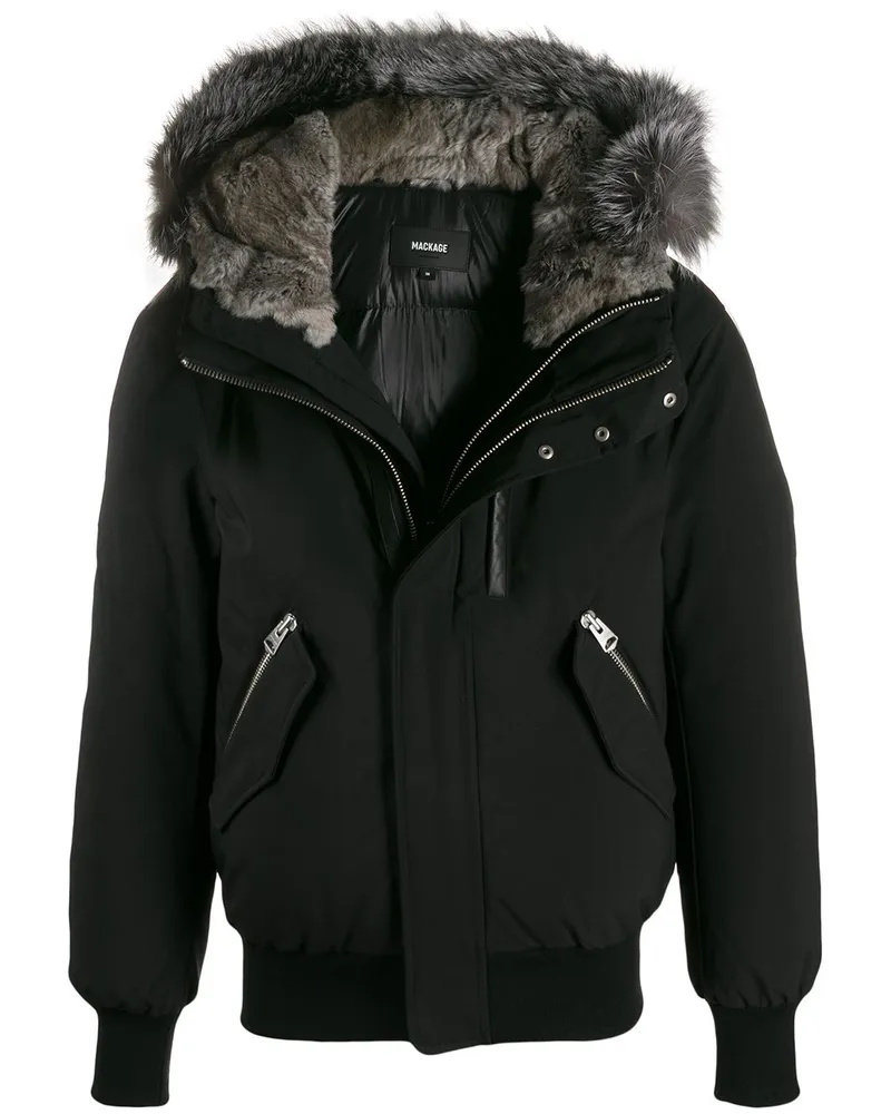 Mackage Dixon' Daunen-Bomberjacke - Schwarz Schwarz
