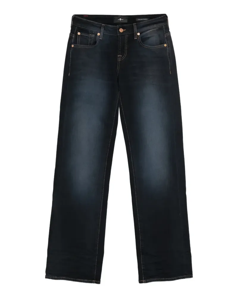 7 for all mankind faded straight-leg jeans - Blau Blau