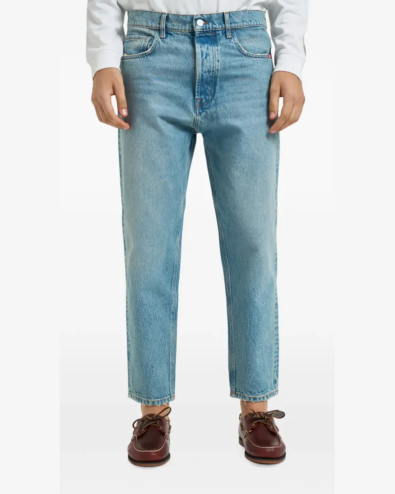 Amish Jeremiah distressed-finish jeans - Blau Blau