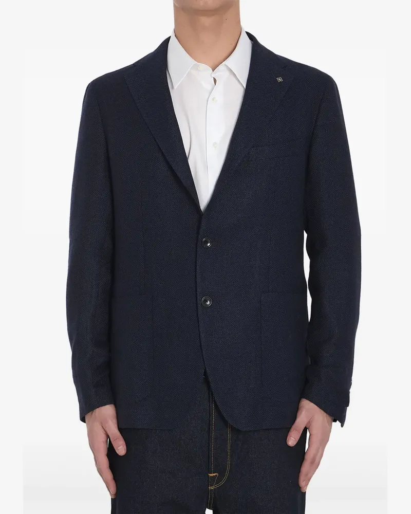 Tagliatore Einreihiges Sakko - Blau Blau