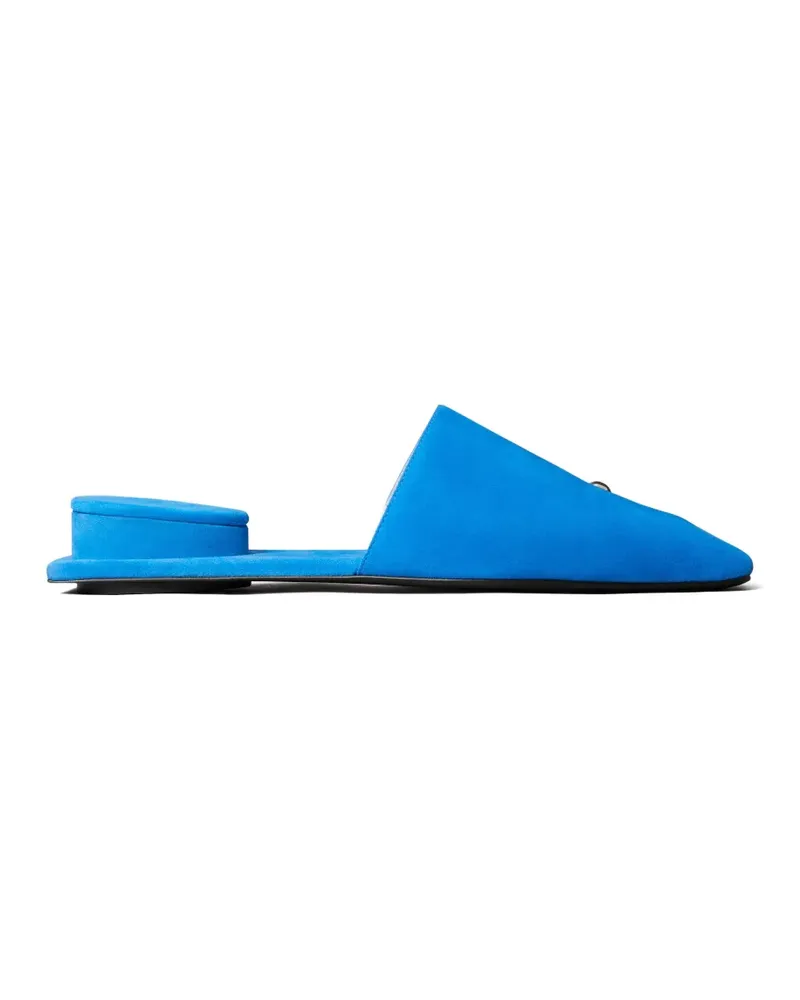 Tory Burch Pierced Mules - Blau Blau