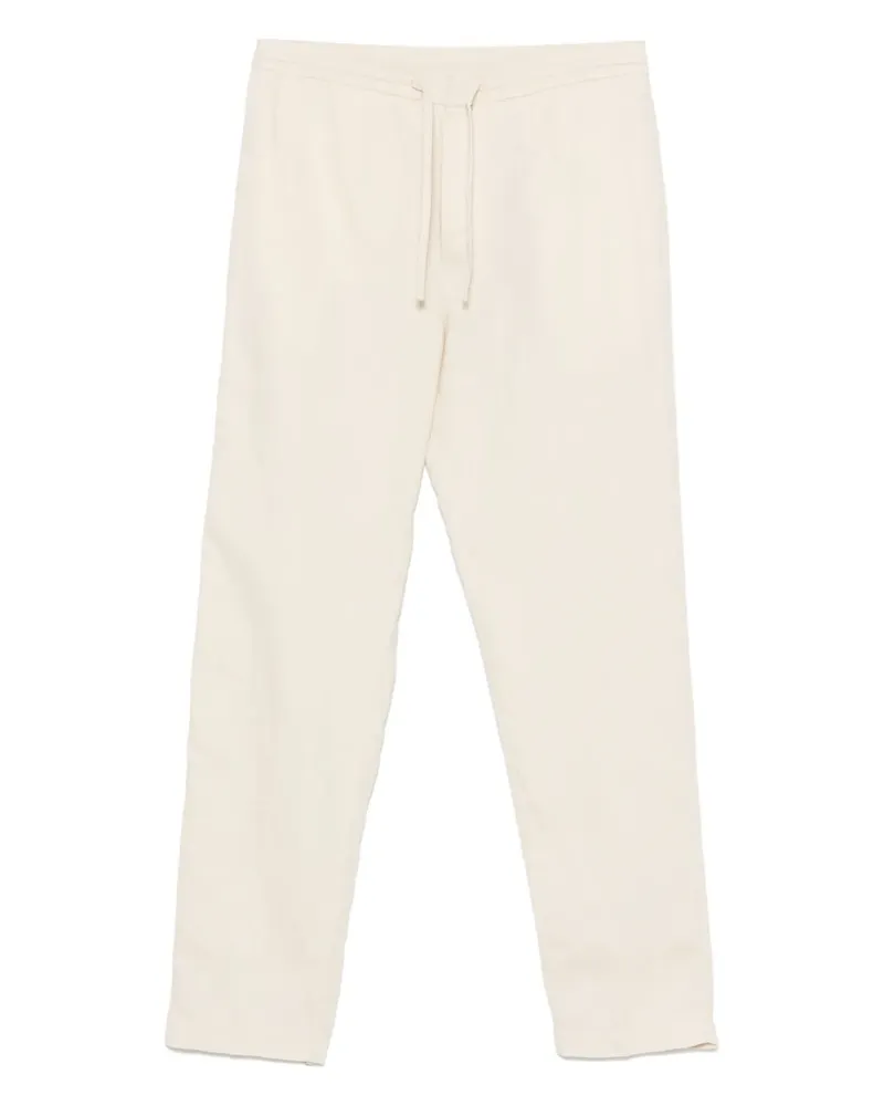 Canali Hose aus Leinen - Nude Nude