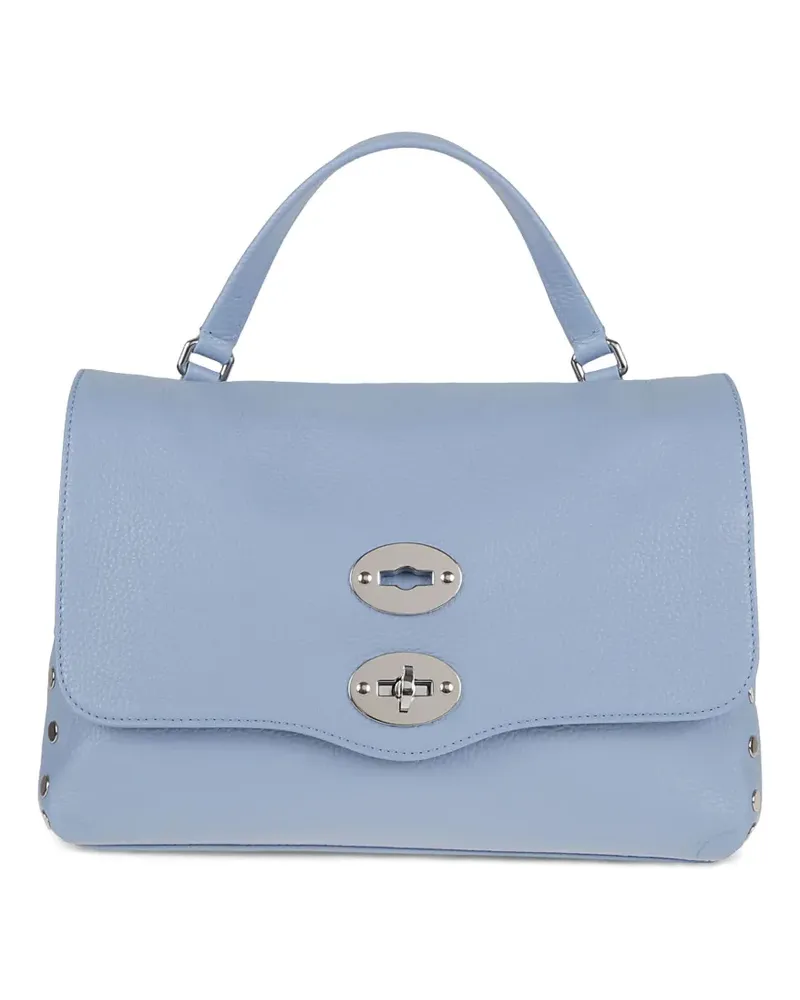 Zanellato Handtasche mit Nietendetail - Blau Blau