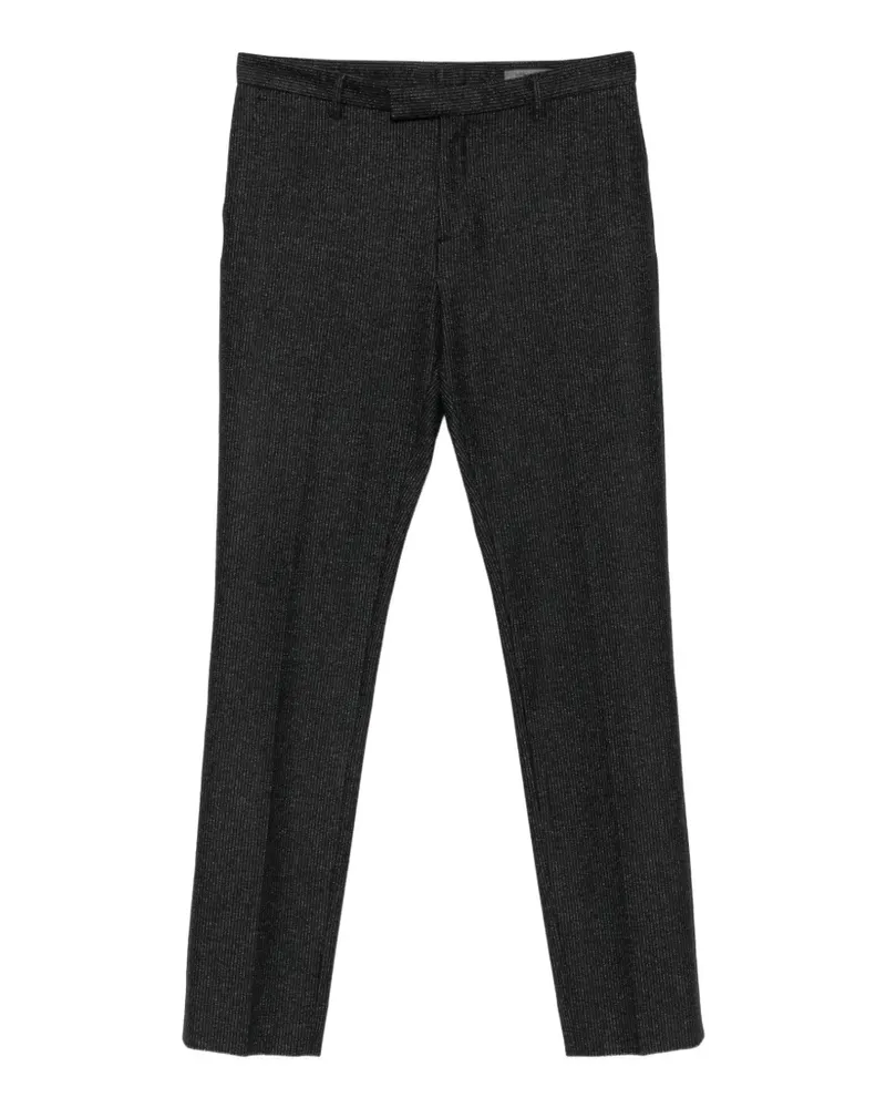 John Varvatos Klassische Hose mit Nadelstreifen - Schwarz Schwarz