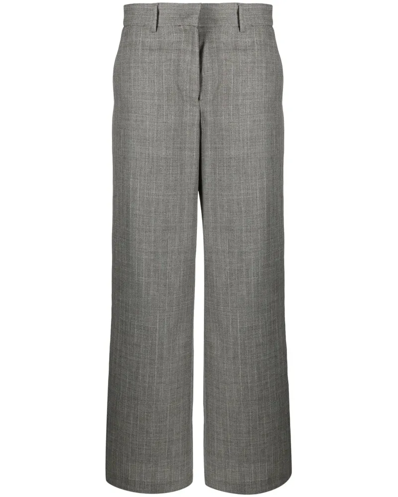 MSGM Hose aus Wolle - Grau Grau