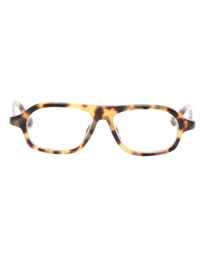 Jacquemus Bécane pilot-frame glasses - Braun Braun