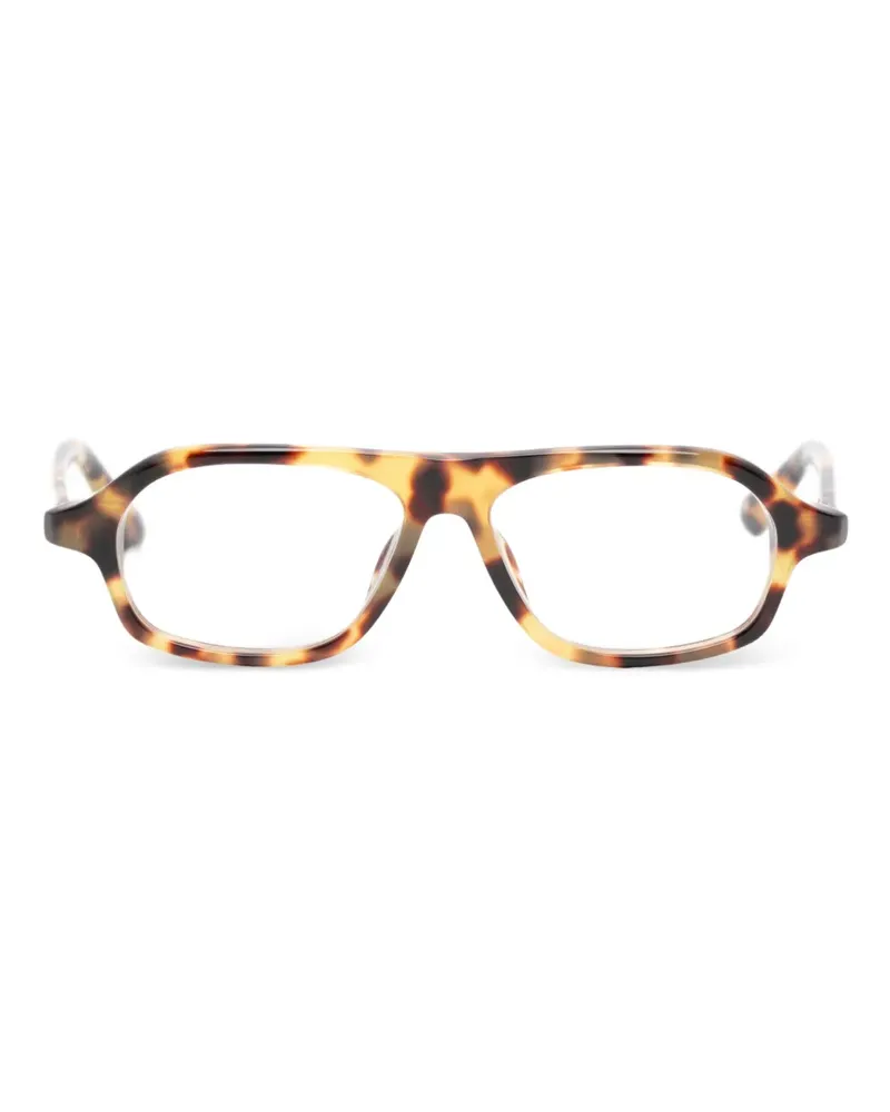 Jacquemus Bécane Pilotenbrille - Braun Braun