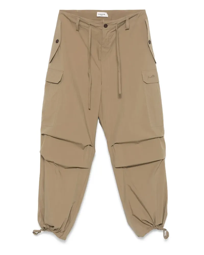 P.A.R.O.S.H. P.A.R.O H. Cargohose mit Logo-Stickerei - Nude Nude