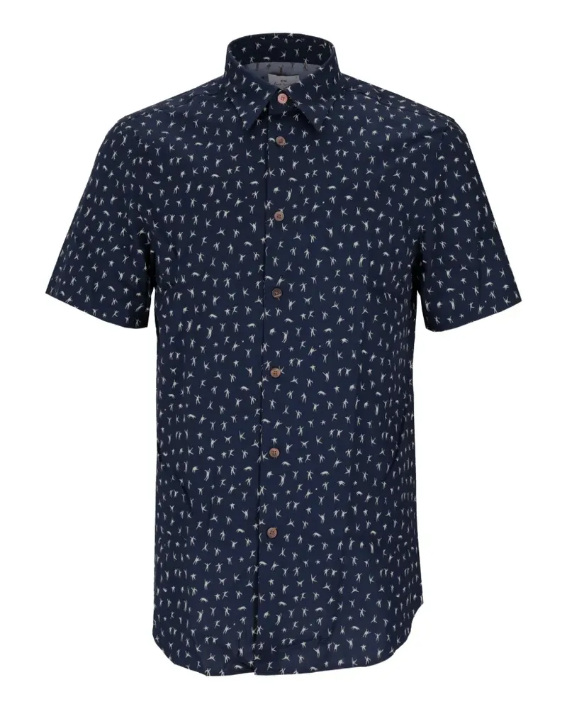 Paul Smith Hemd mit grafischem Print - Blau Blau