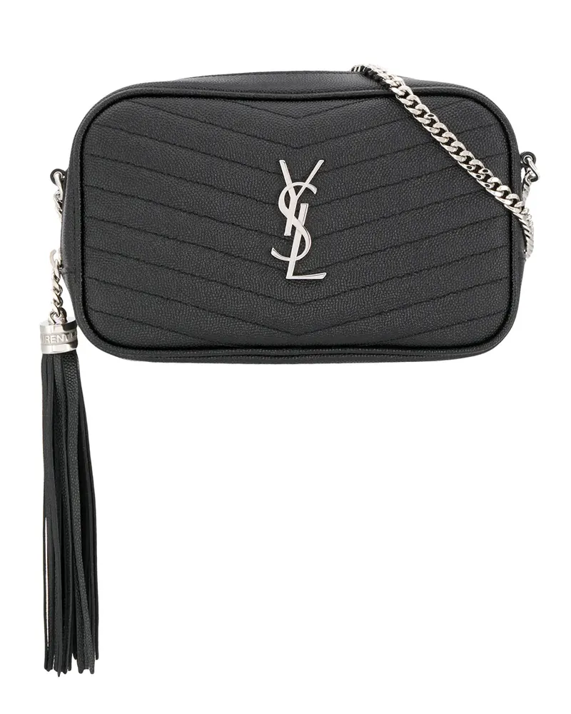 Saint Laurent Umhängetasche mit Monogramm - Schwarz Schwarz