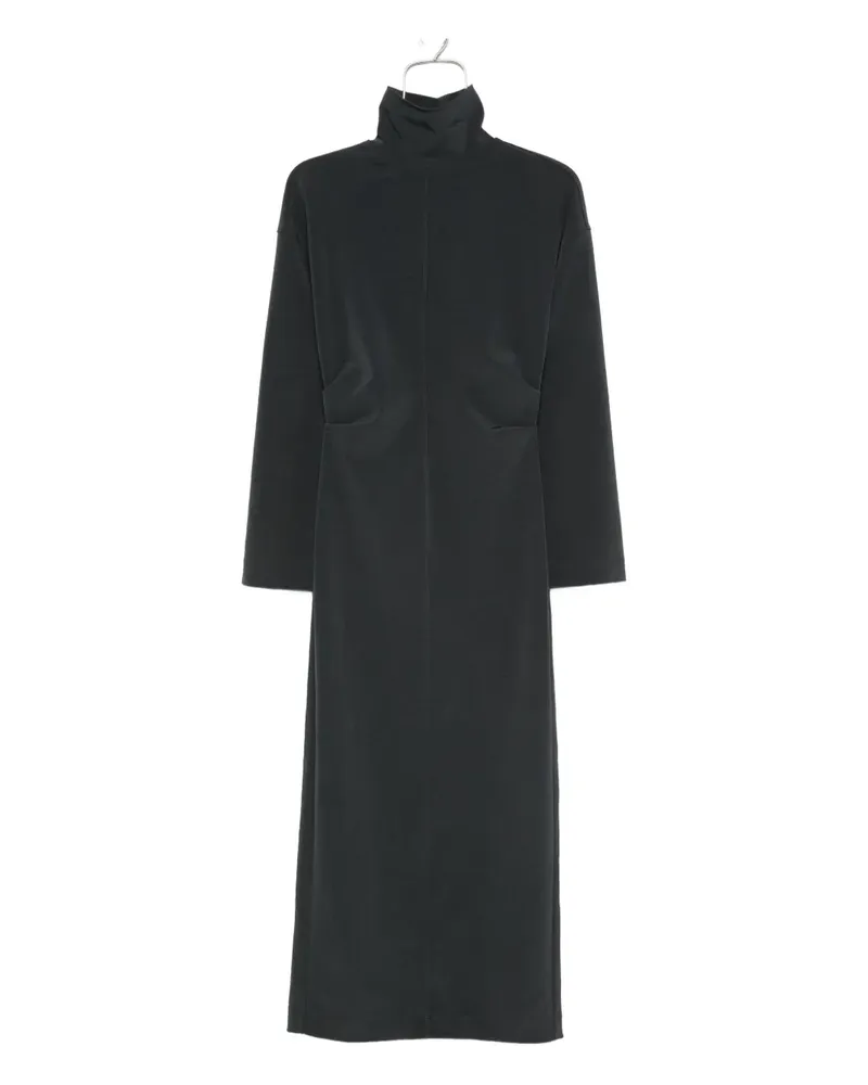 Nanushka Drapiertes Maxikleid mit Rollkragen - Blau Blau