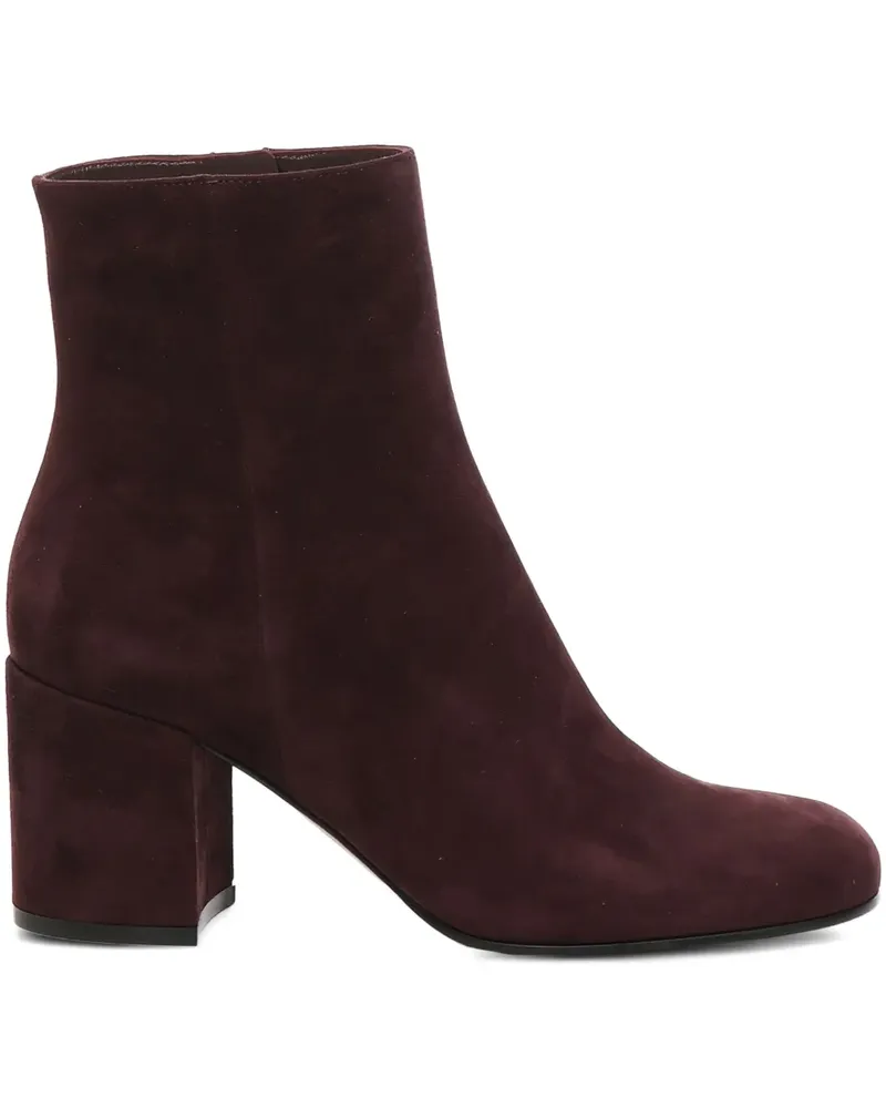 Gianvito Rossi Stiefel mit Blockabsatz 70mm - Rot Rot