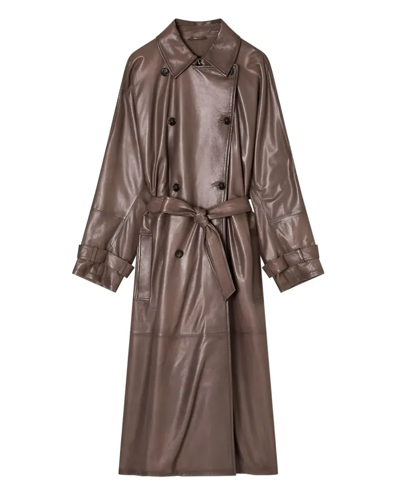 Emporio Armani Trenchcoat mit Gürtel - Braun Braun