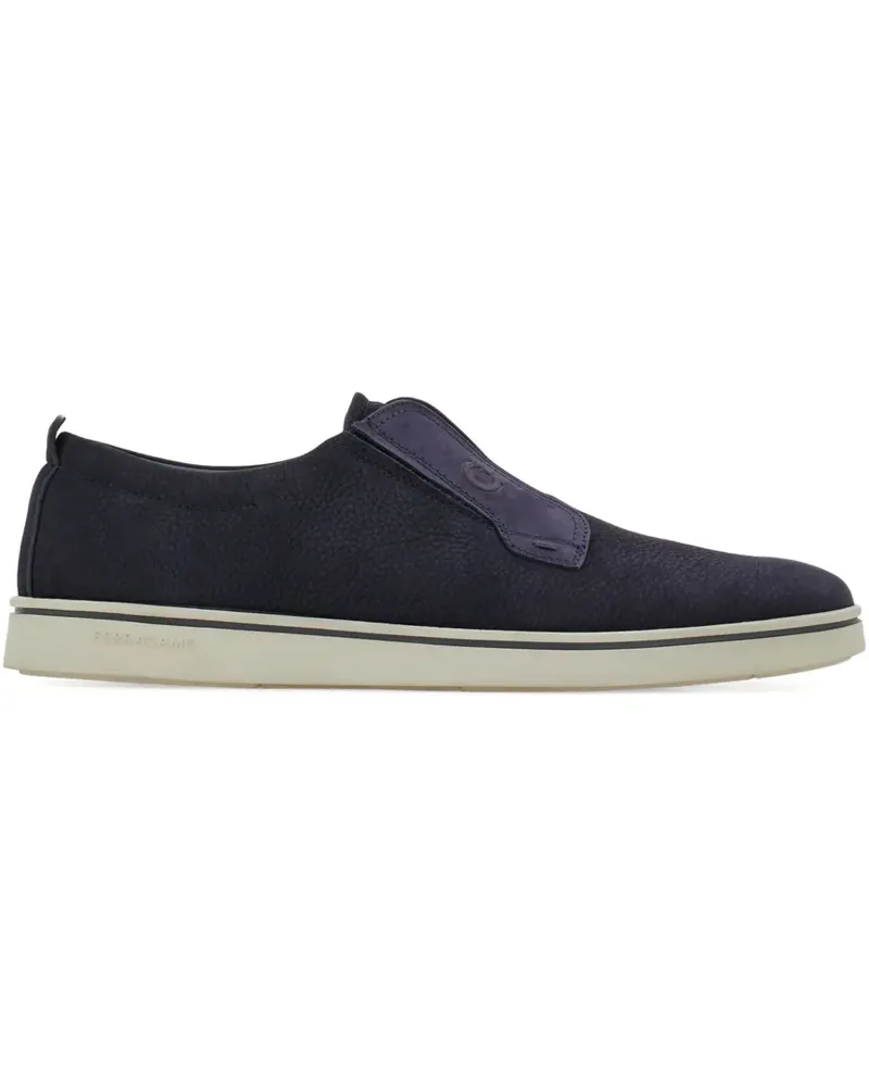 Ferragamo Slip-On-Sneakers aus Wildleder - Blau Blau
