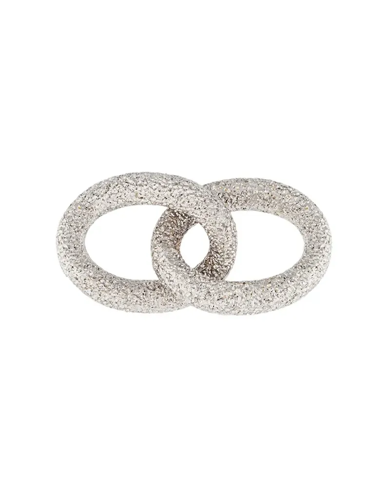 Carolina Bucci Florentine finish two links - Metallic Metallic