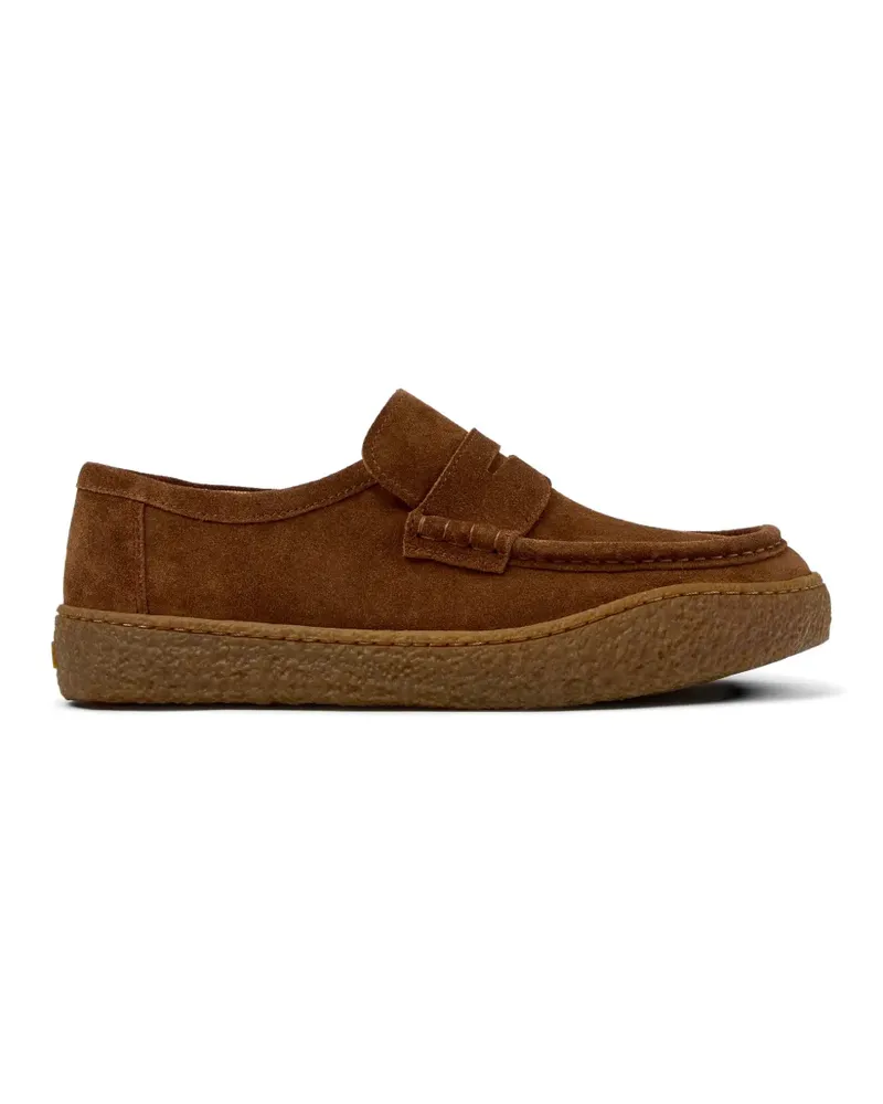 Camper Peu Terreno Loafer aus Wildleder - Braun Braun