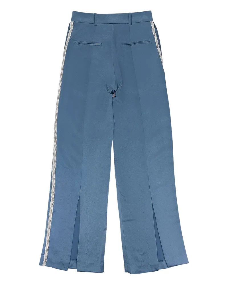 RHUDE Stadium "Blue/White" Hose mit Kontrastdetails - Blau Blau