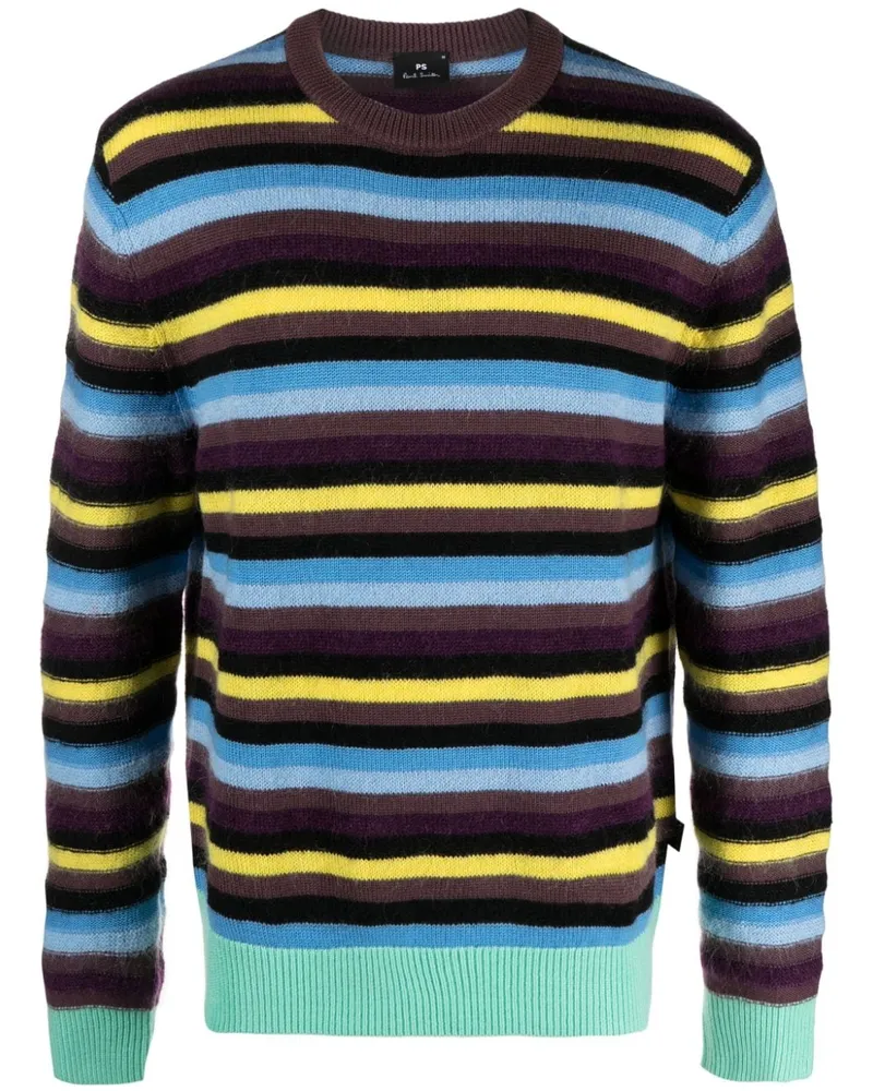 Paul Smith Gestreifter Pullover Violett