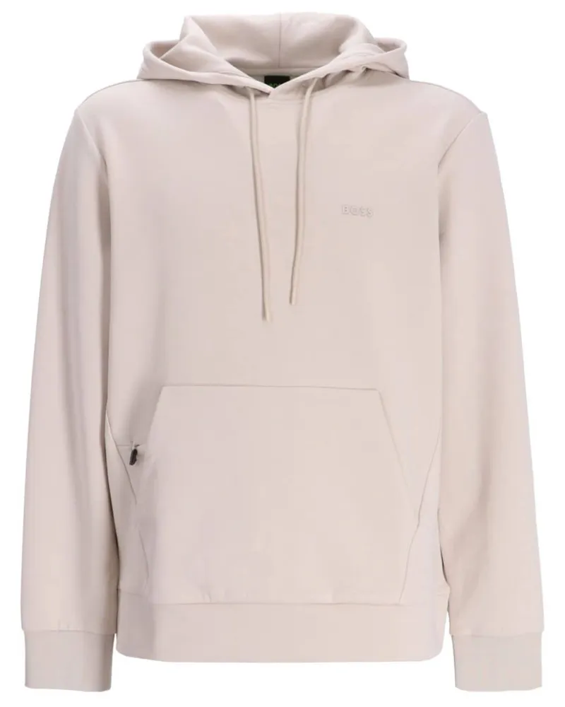 HUGO BOSS Hoodie mit Logo-Applikation - Nude Nude