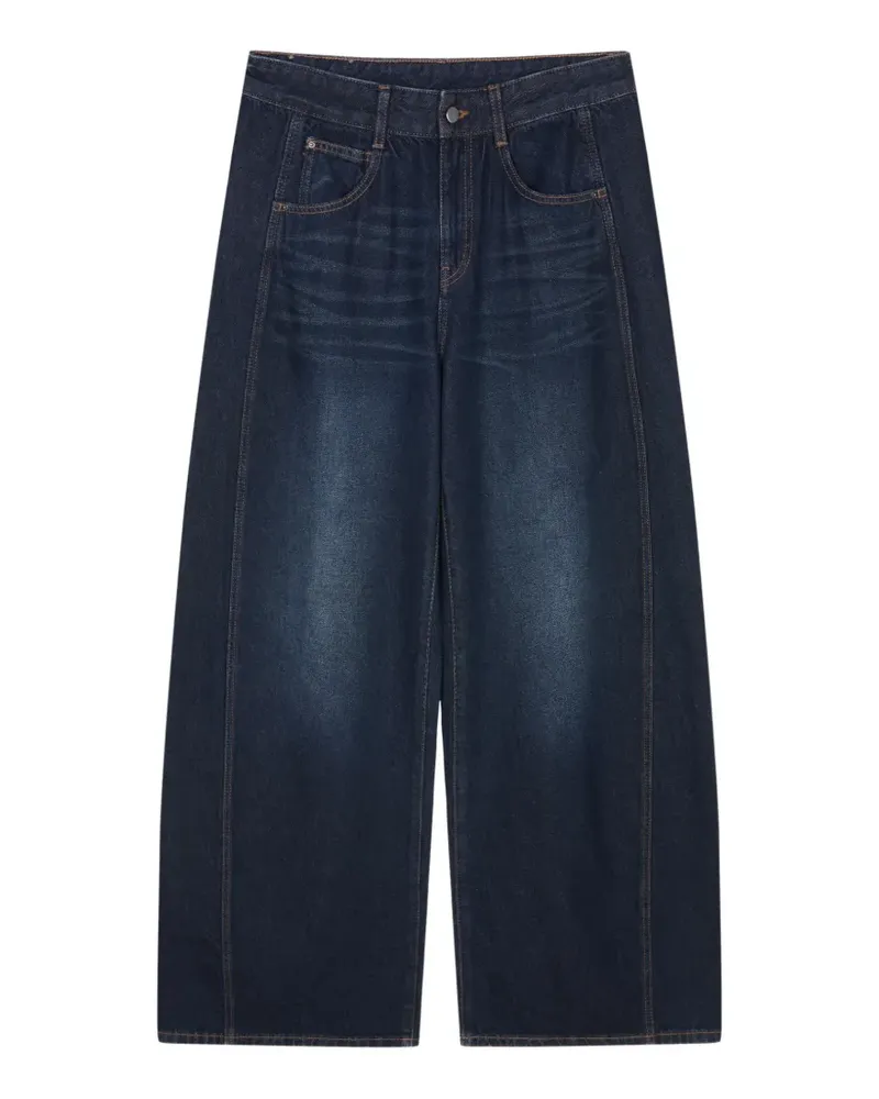 JNBY Jeans mit weitem Bein - Blau Blau